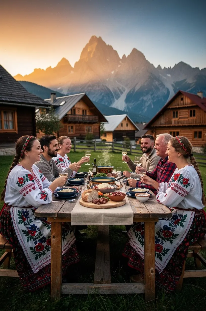 Informational signboard detailing visiting hours and guidelines for exploring Slovakia’s historic town trails.